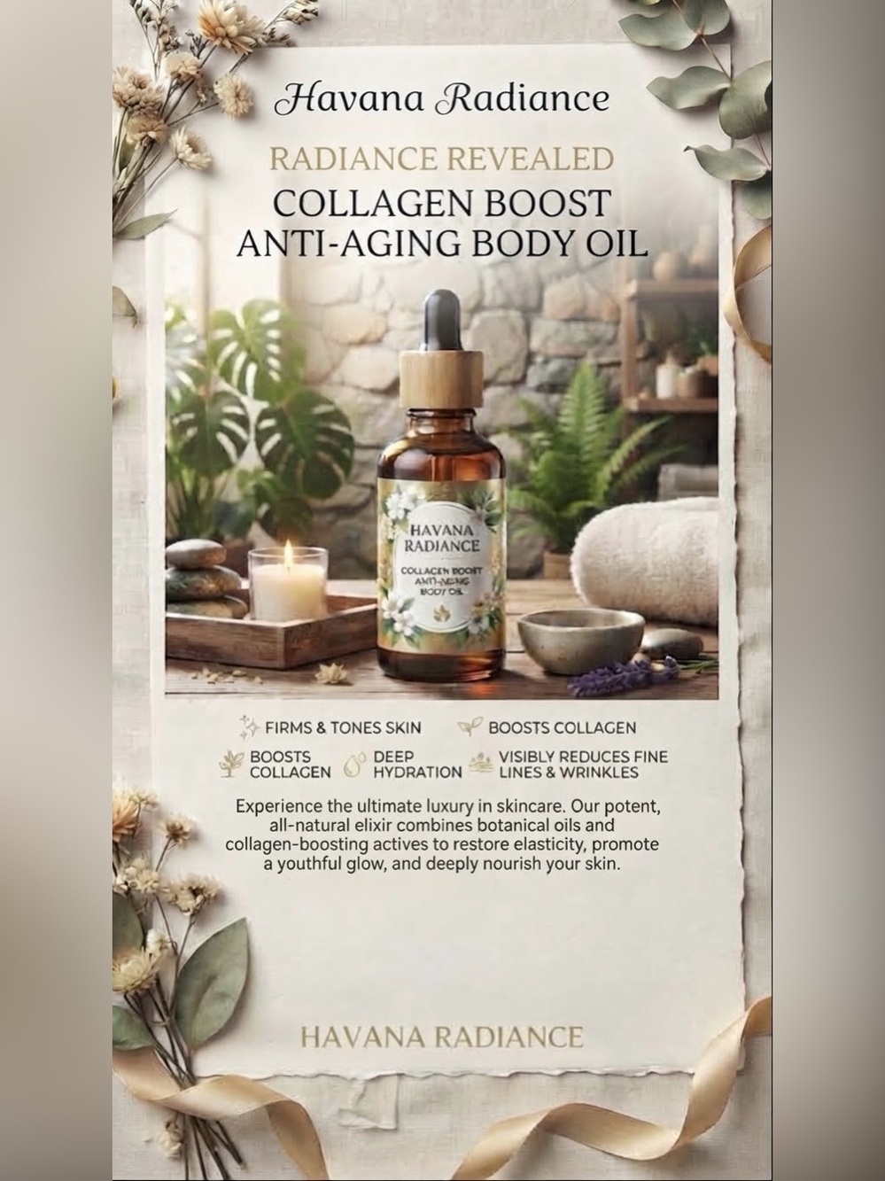 Collagen Boost Anti-Aging Body Oil - New